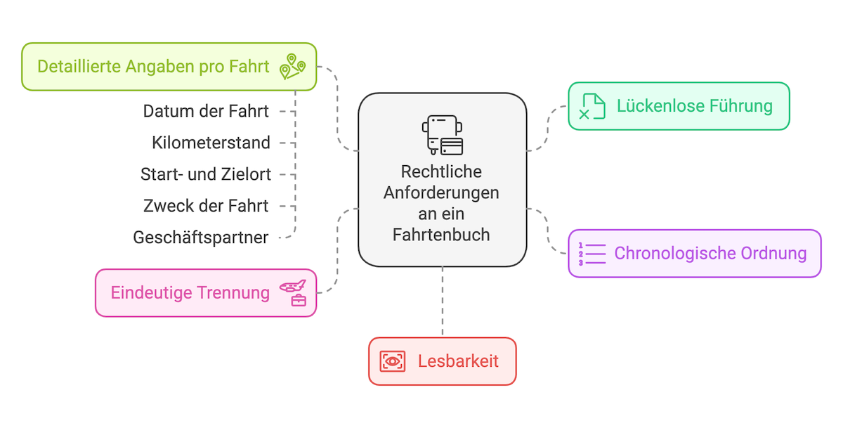 Rechtliche Anforderungen Fahrtenbuch