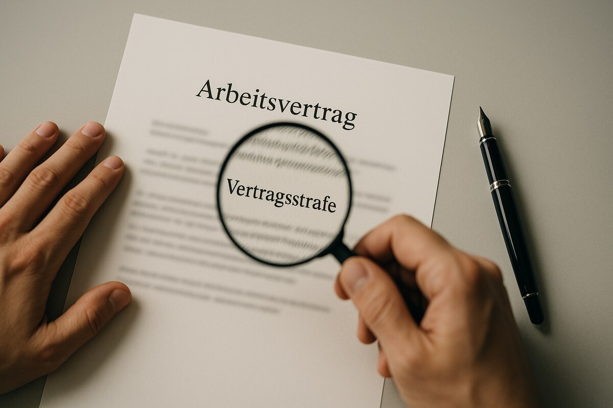 Vertragsstrafe im Arbeitsvertrag: Was Arbeitnehmer 2025 wissen müssen